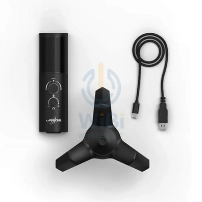 uRage Stream 750 HD USB Illuminated Streaming Microphone - 2.5M / USB / Wired - Black Accessories > Audio > Microphone