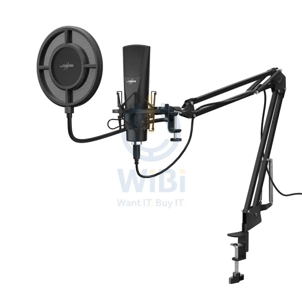 uRage Stream 800 HD USB Studio Streaming Microphone - 2.5M / USB / Wired - Black Accessories > Audio > Microphone >