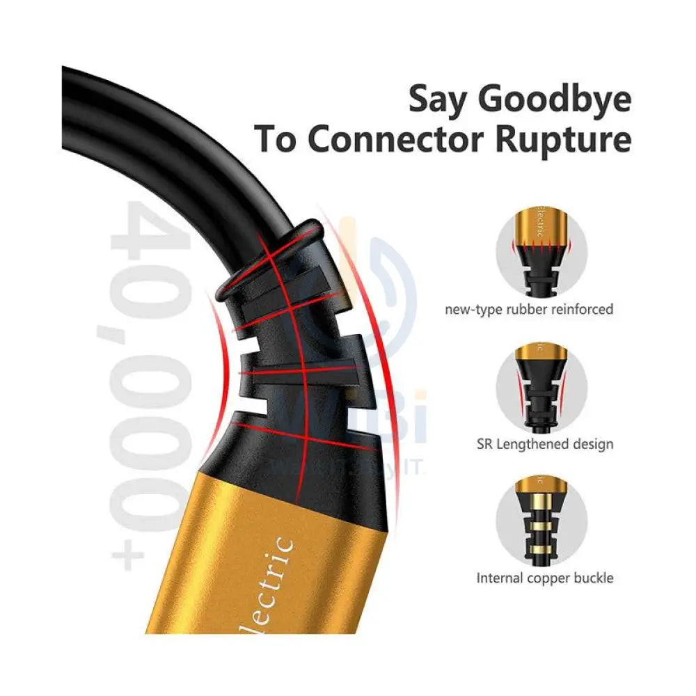 USB A to Lightning Charging Cable - Lightning / Gold / Pack of 3 - Cable