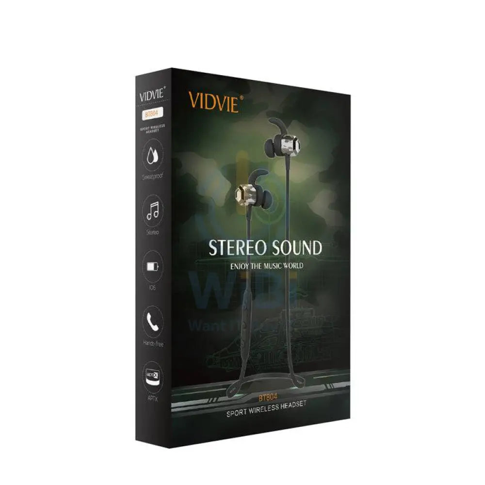 Vidvie BT804 Bluetooth Headphones - 90mAh / Bluetooth / Camouflage