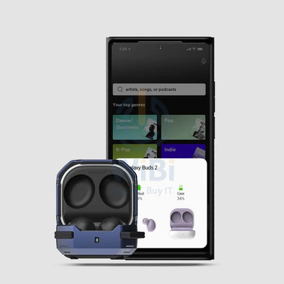 VRS Design حافظة جالكسي بودز بودز بودز بث حافظة أزرق ديبسي حافظة اكسسوارات هواتف تابلت تابلت