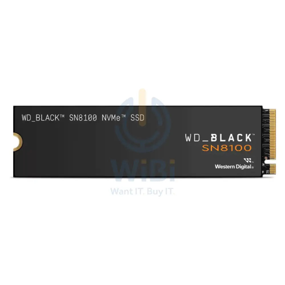 WD Black SN8100 NVMe SSD Without Heatsink - 2TB / M.2 2280 / Up to 14900 MB/s / PCIe Gen 5.0x4 - SSD (Solid State