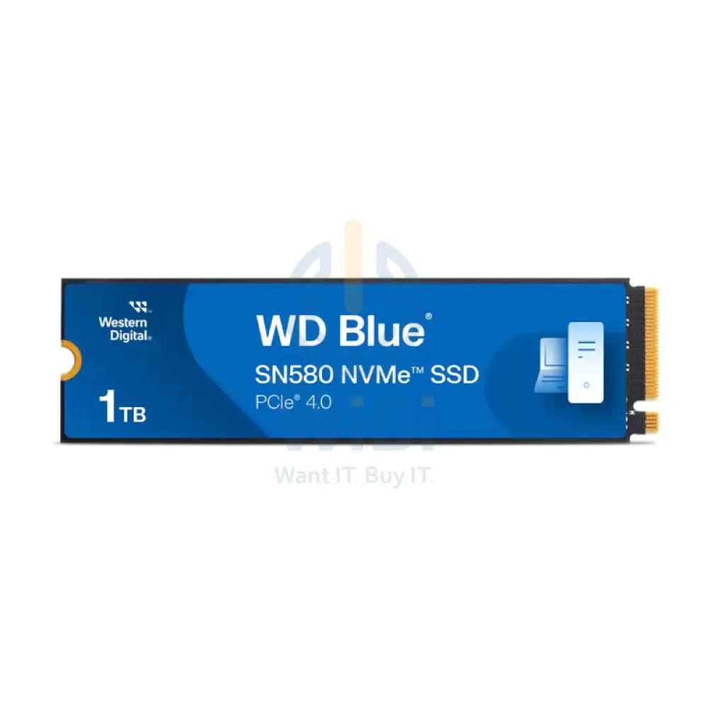 WD Blue SN580 NVMe SSD - 1TB / M.2 2280 / PCIe 4.0 - SSD (Solid State Drive) Storage > Solid State Drive