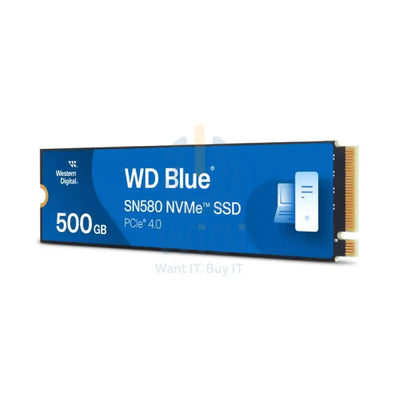 WD Blue SN580 NVMe SSD - 500GB / M.2 2280 / PCIe 4.0 - SSD (Solid State Drive) Storage > Solid State Drive