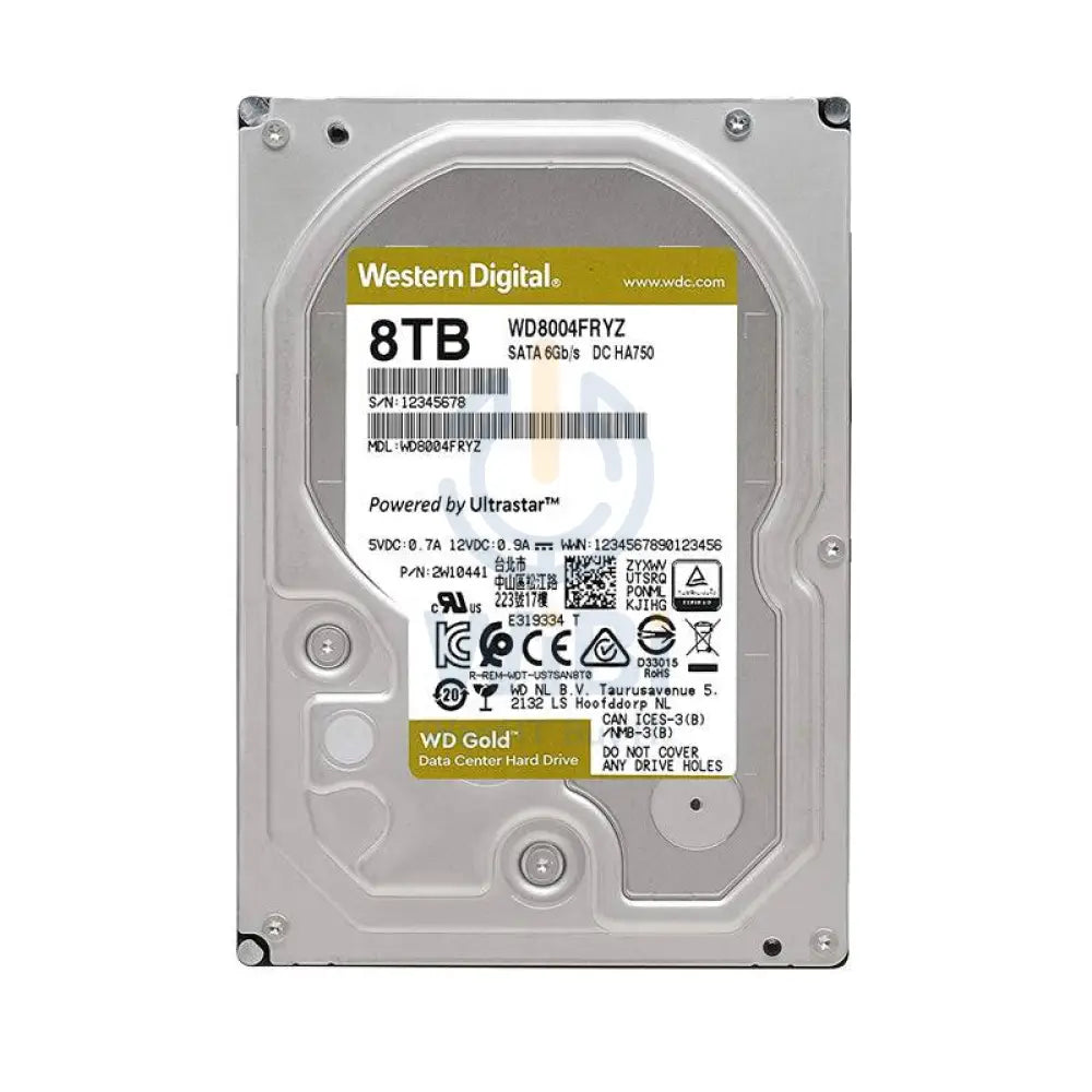 WD Gold Enterprise Class Hard Drive - 8TB / 3.5-inch / SATA-III / 7200 RPM / 256MB Buffer