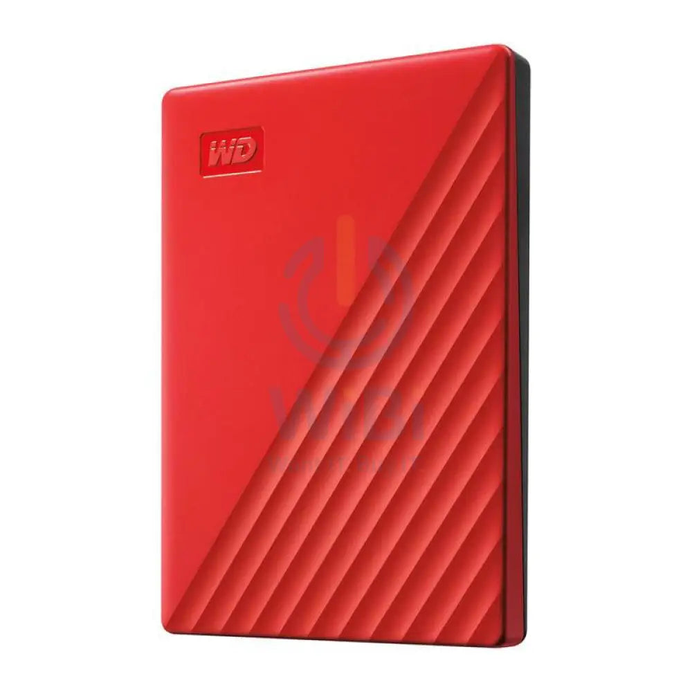 WD My Passport - 2TB / USB 3.2 Gen 1 / Red / External Hard Drive