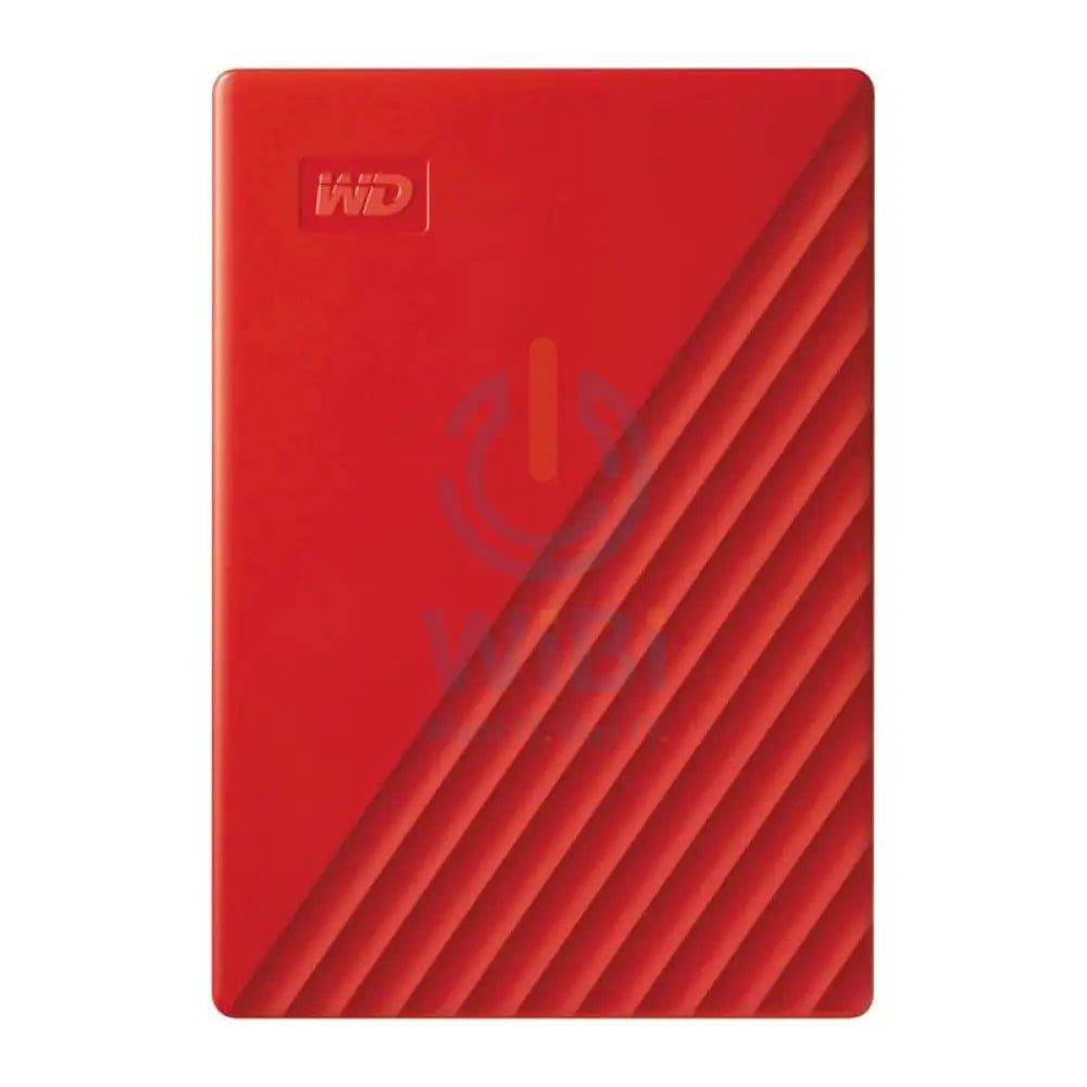 WD My Passport - 2TB / USB 3.2 Gen 1 / Red / External Hard Drive