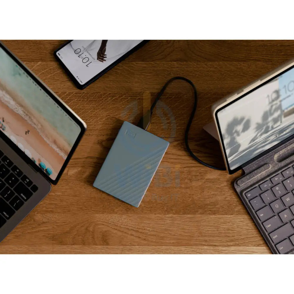 WD My Passport - 5TB / Up to 5Gbps / USB 3.2 Gen 1 / Grey / External Hard Drive Storage > USB Hard Drive
