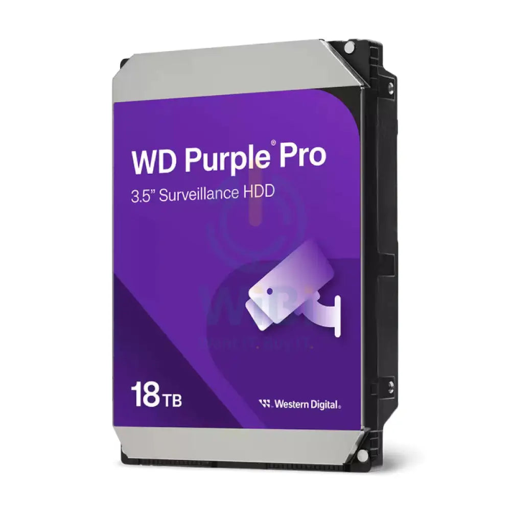 WD Purple Pro Surveillance Hard Drive - 18TB / 3.5-inch / SATA / 512MB Buffer Storage > Desktop Hard Drives