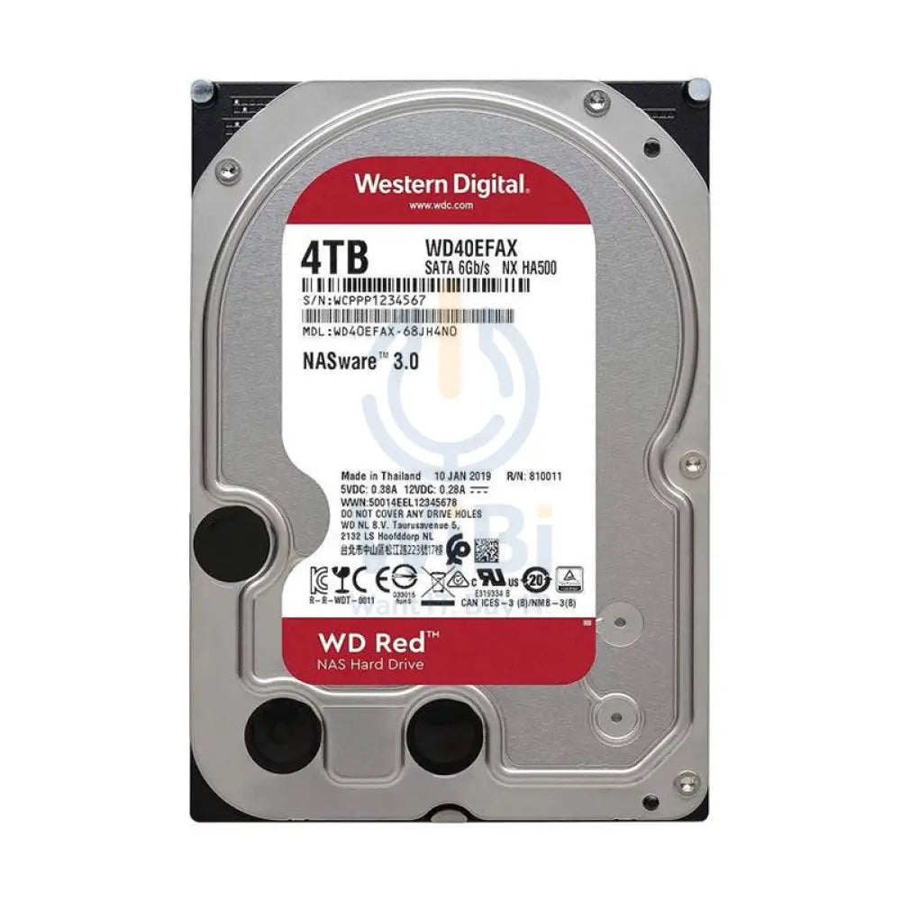 WD Red Internal Drive - 4TB / 3.5-inch / SATA-III / 256MB Buffer