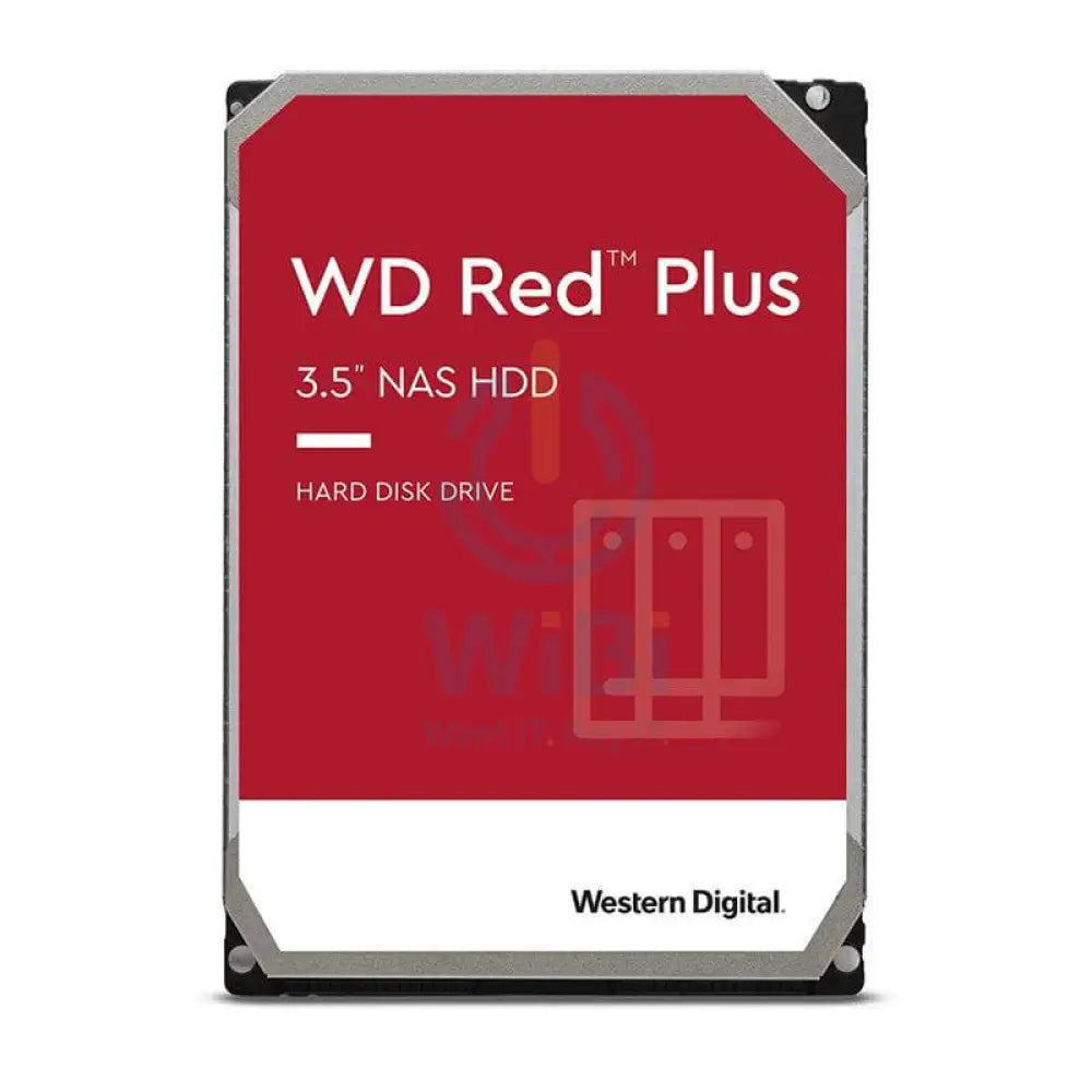 WD Red Plus Internal Drive - 4TB / 3.5-inch / SATA-III / 128MB Buffer