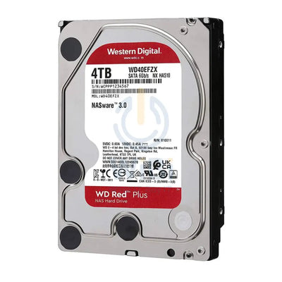 WD Red Plus Internal Drive - 4TB / 3.5-inch / SATA-III / 128MB Buffer