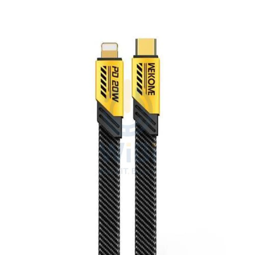 WEKOME WDC-191 Mecha Series - USB-C to Lightning PD Connection Cable - 20W / 1Meter / Yellow Accessories > Mobiles &