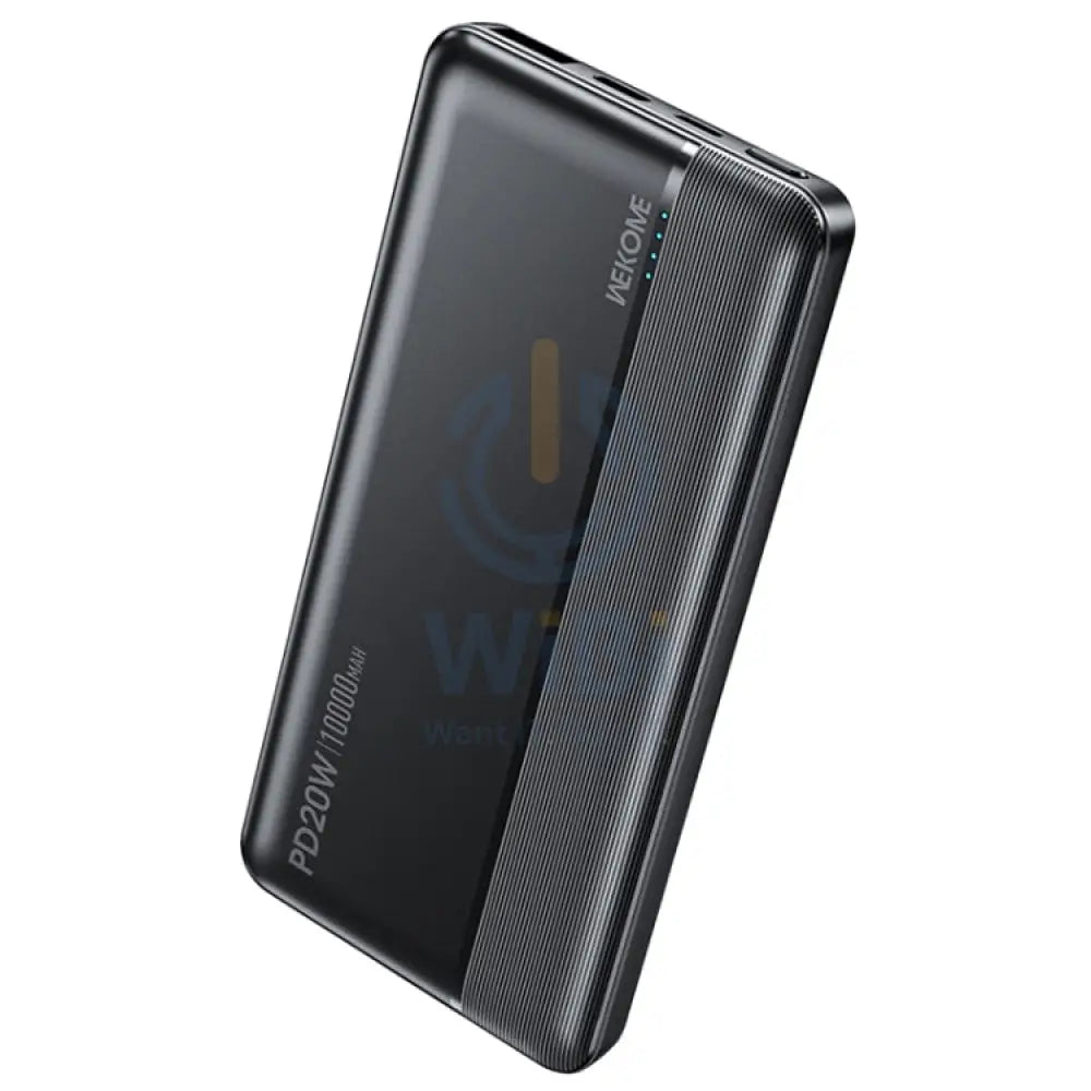 WEKOME WP-03 Tidal Energy Series 10000mAh 20W Fast Charge Power Bank - Black Accessories > Power Bank