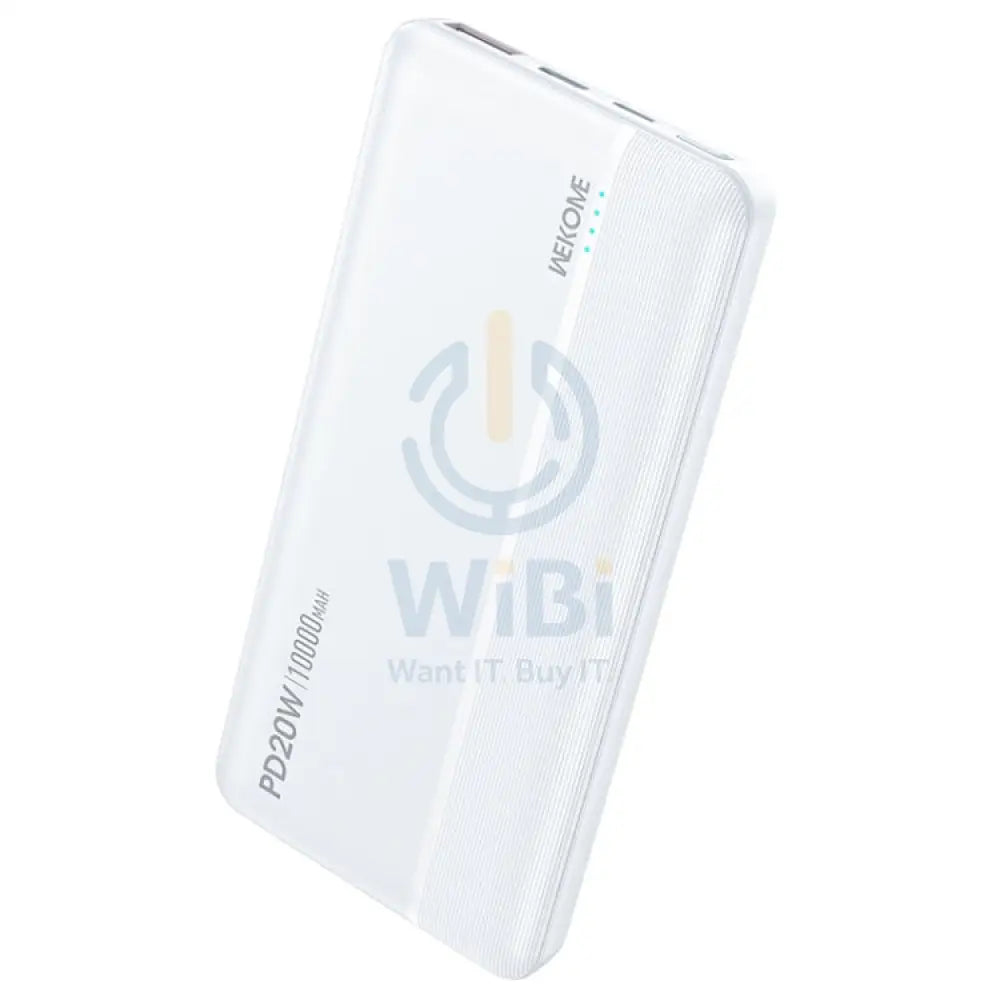 WEKOME WP-03 Tidal Energy Series 10000mAh 20W Fast Charge Power Bank - White Accessories > Power Bank