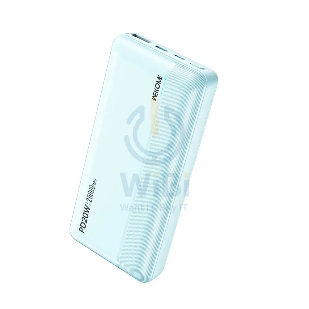 WEKOME WP-04 Tidal Energy Series 20000mAh 20W Fast Charge Power Bank - Blue Accessories > Power Bank