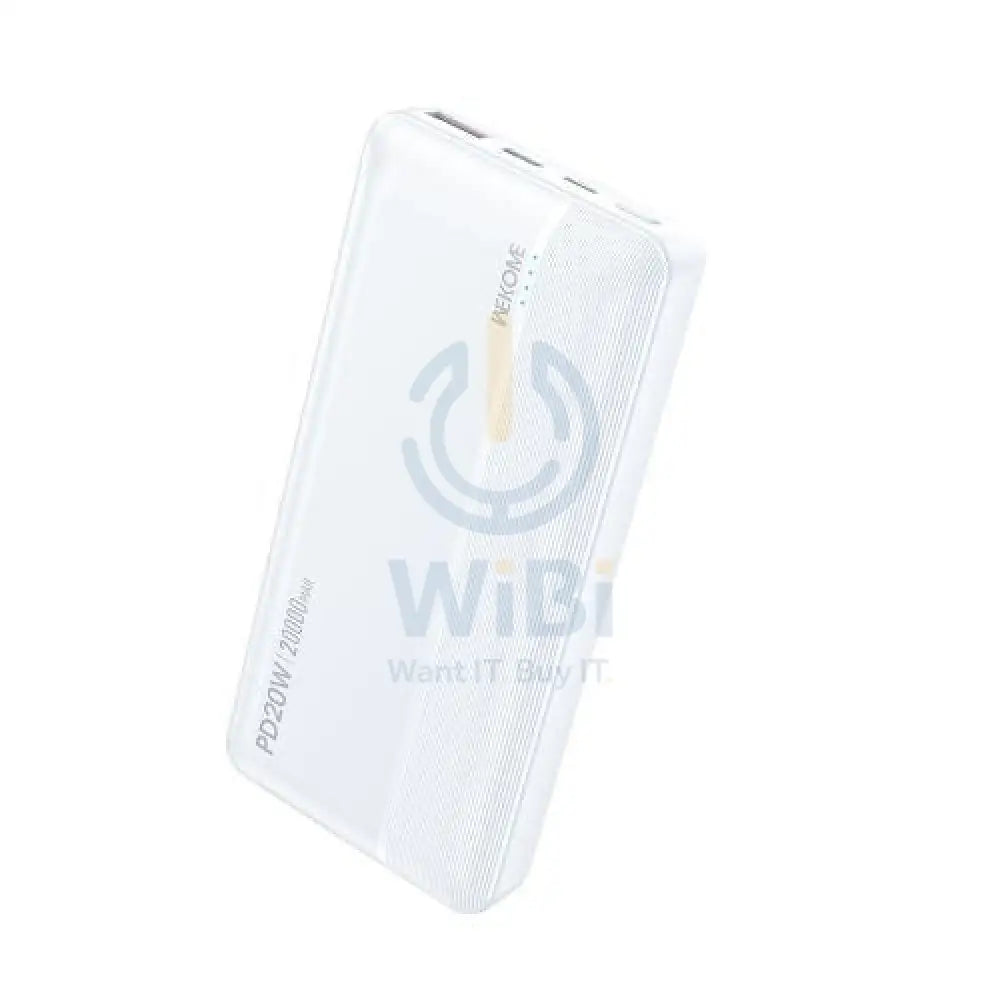 بنك الشحن ويكوم WP-04 المدالإصدار 20000 مللي أمبير 20000 أمبير 20 وات سريع - بنك أبيض اكسسوارات > بنك طاقة