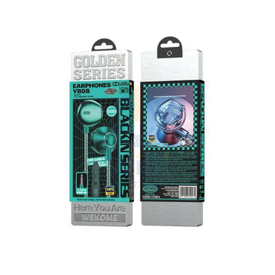 WEKOME YB08 Blackin Series - HiFi Wired Headphones Jack 3.5mm - Dark Night Green Accessories > Audio > Headphones