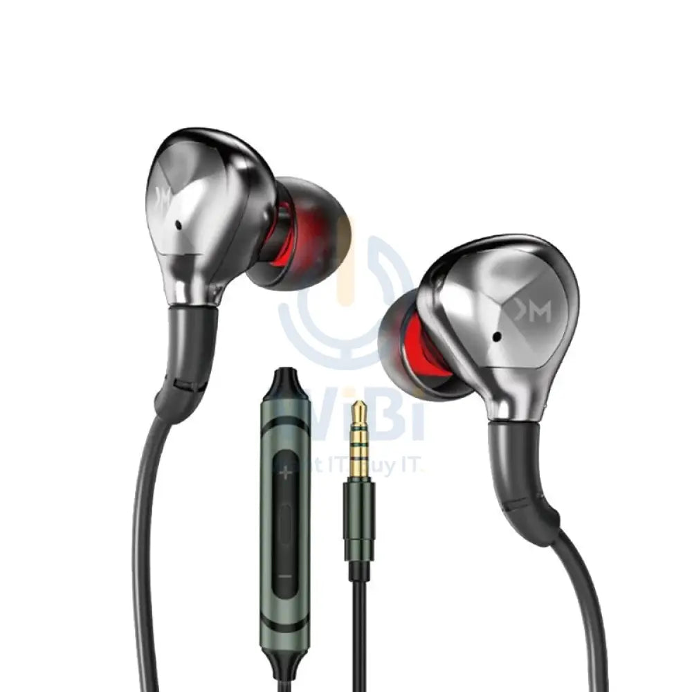 WEKOME YC06 Blackin Series - HiFi Wired Headphones Jack 3.5mm - Black Accessories > Audio > Headphones