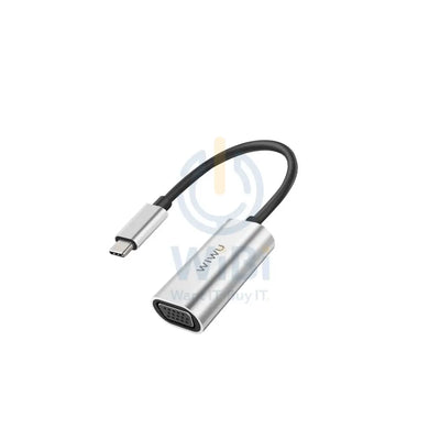 Wiwu Alpha Type-C To Vga Hub - Gray Accessories > Mobiles & Tablets > Tablets