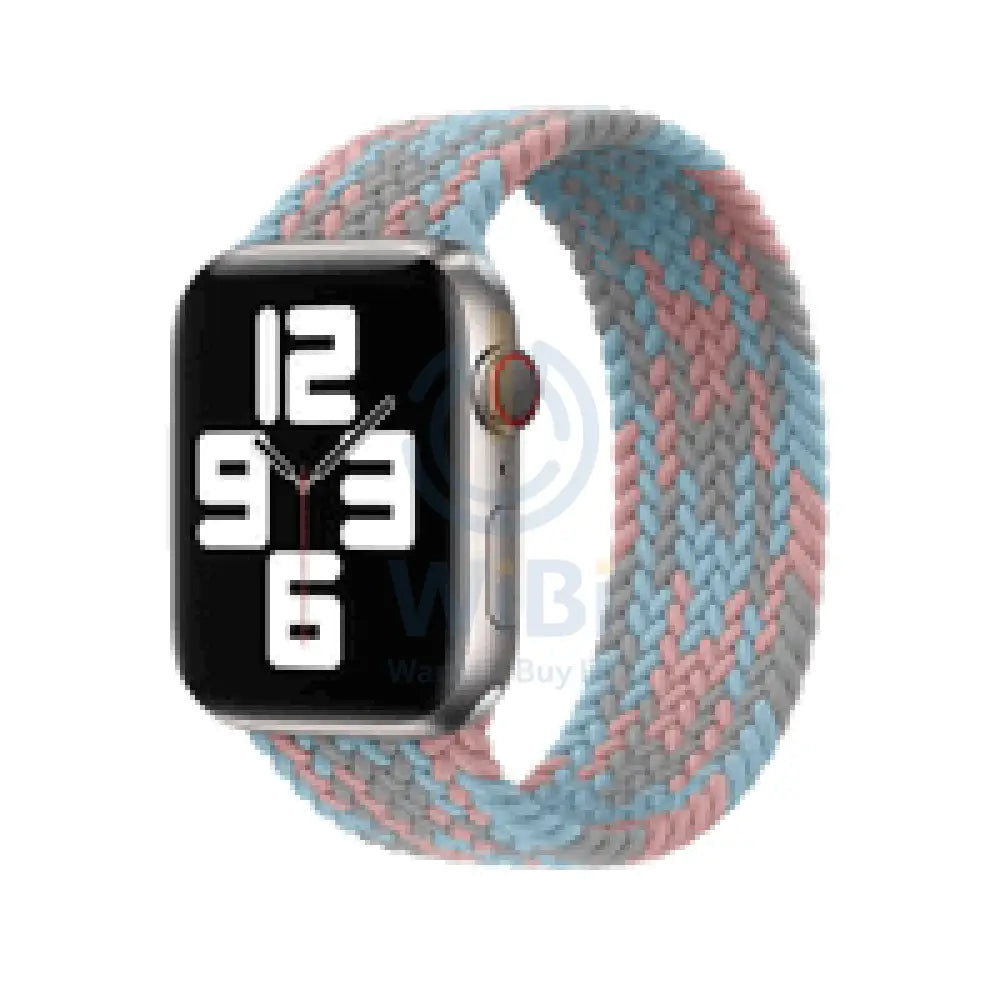 Wiwu Braided Loop Watch Band - Apple Watch Series 42/44mm/Se/6/5/4 / Grey/Pink/Blue Accessories > Smart Watches > Straps