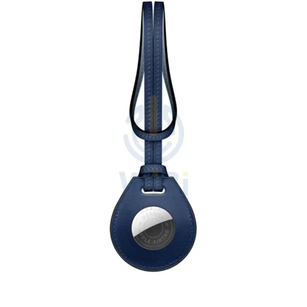 Wiwu Calfskin bag Charm Case - Apple Airtag / Blue Accessories > Mobiles & Tablets