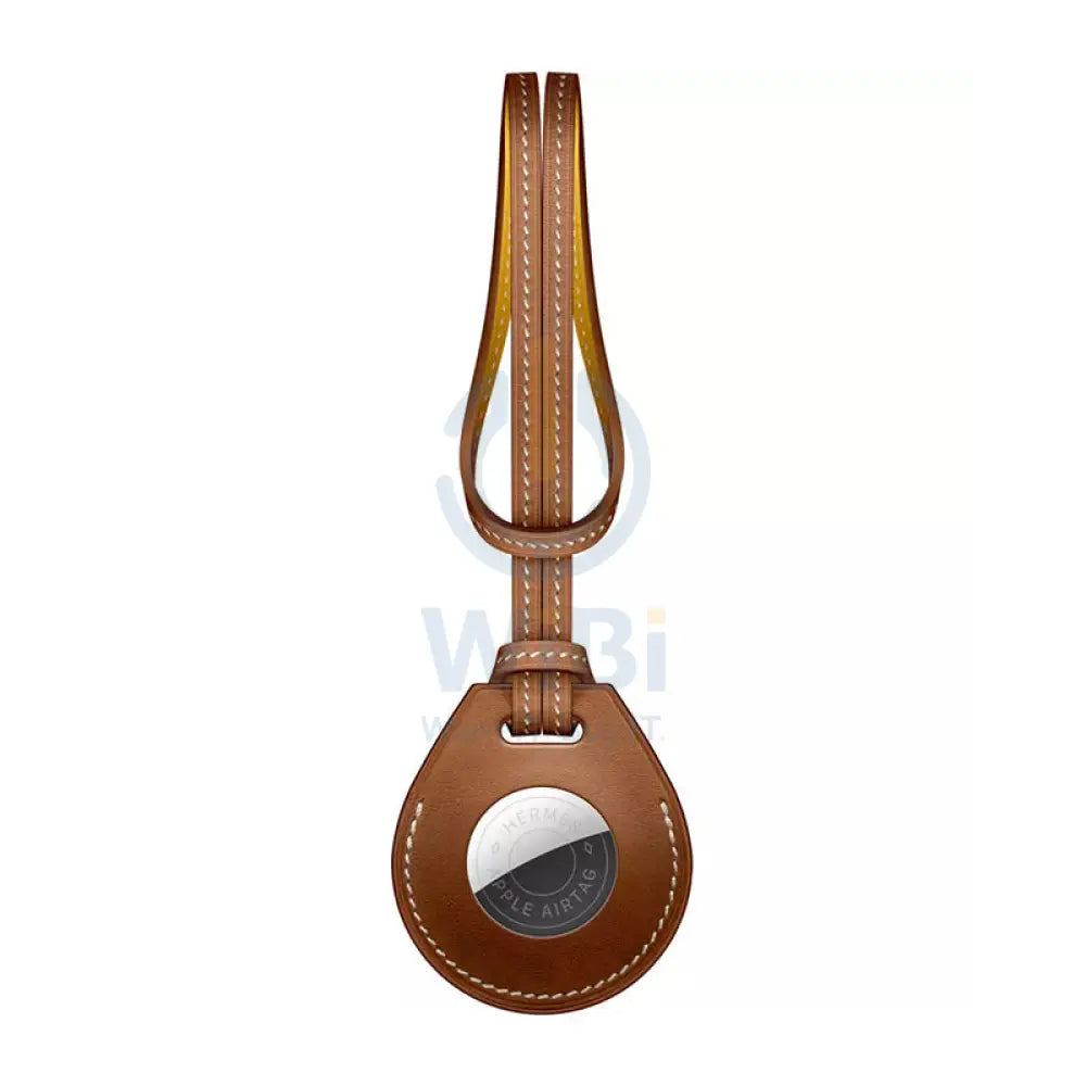 Wiwu Calfskin bag Charm Case - Apple Airtag / Brown Accessories > Mobiles & Tablets