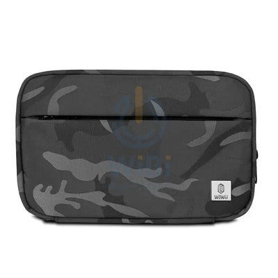 Wiwu Camou Travel Pouch With Cable Go Through Slot - Grey Accessories > Bag