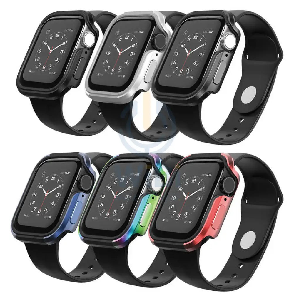Wiwu Defense Armor Series Watch Case - Apple Watch 44mm/45mm / Silver Accessories > Smart Watches > Cases & Screen