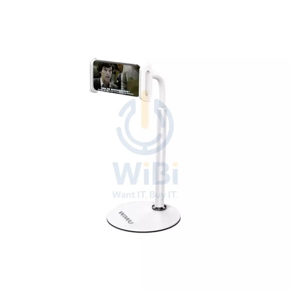 WIWU Flexible Adjustable Desk Stand - 4.7-12.9 inch / White