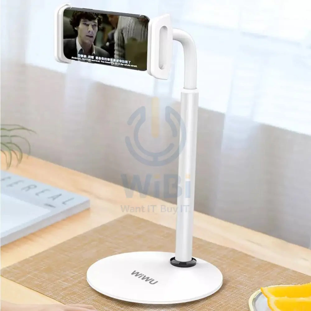 WIWU Flexible Adjustable Desk Stand - 4.7-12.9 inch / White