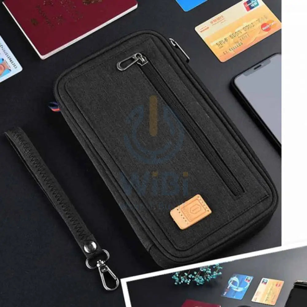 Wiwu Pioneer Passport Pouch - Black Accessories > Bag