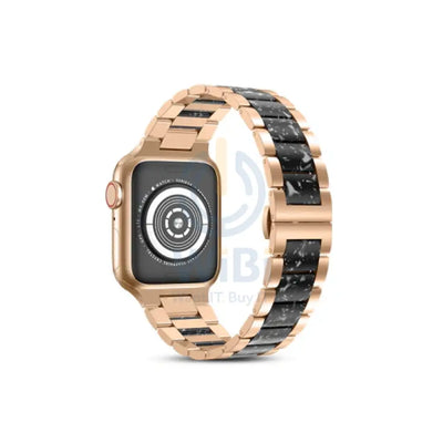 Wiwu Resin Steel Belt - Apple Watch 42/44/45/49Mm / Rose Black Accessories > Smart Watches > Straps