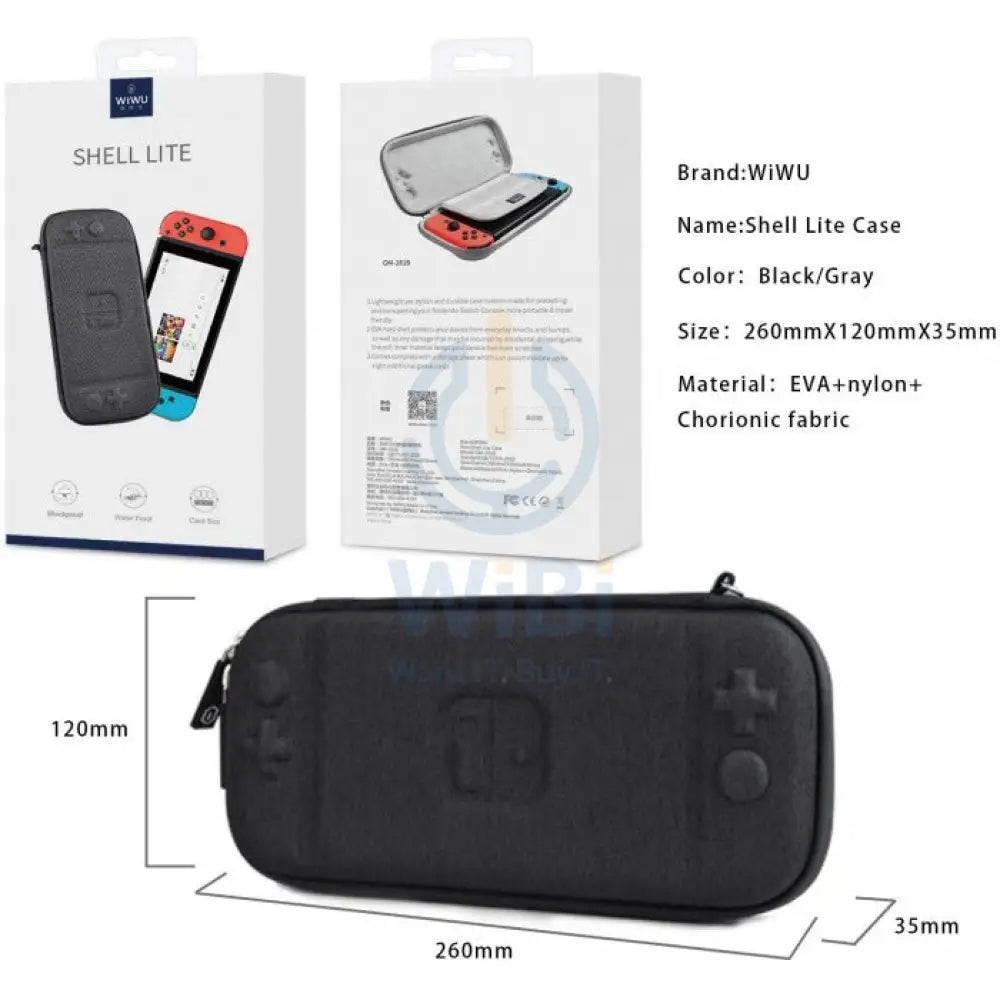 Wiwu Shell Lite Nintendo Switch Game Controller Cover - Black Accessories > Other Accessories > Gaming Zone