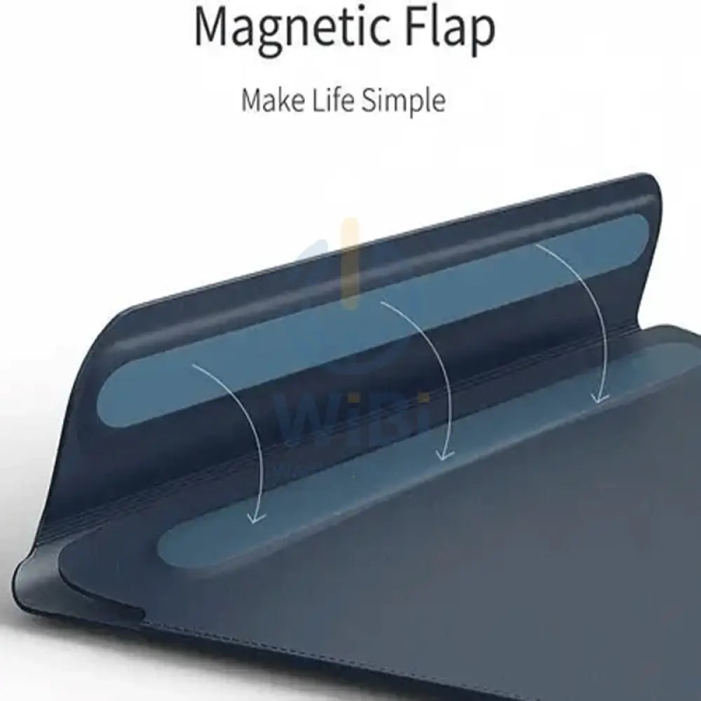 Wiwu Skin Pro 2 Pu Leather Sleeve - Macbook 16 Pro / Blue Accessories > Mobiles & Tablets