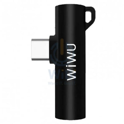 Wiwu St05 Type-C To 3.5 Audio Jack & Type-C Converter - Black Accessories > Cables & Converters > Cables