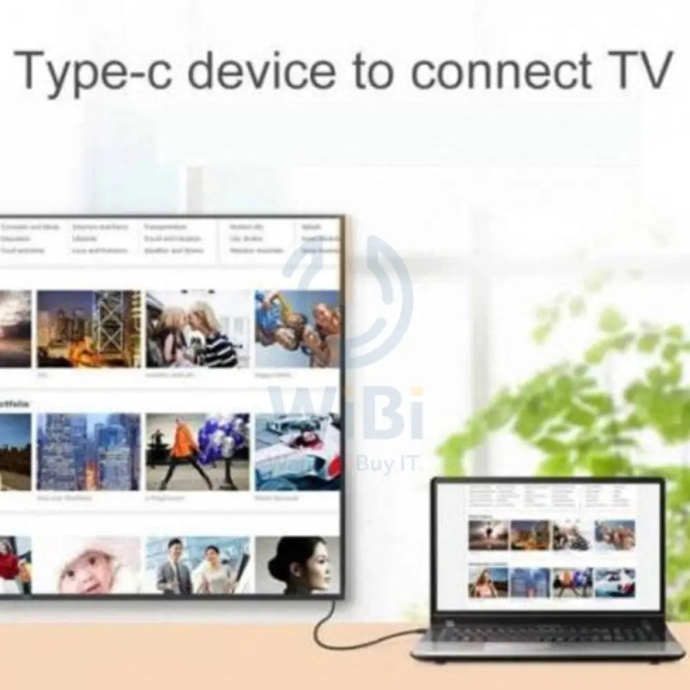 واو واو TYPE C إلى إتش دي إم أي كابل - تايب-سي / أسود اكسسوارات > كبلات & محولات > كبلات