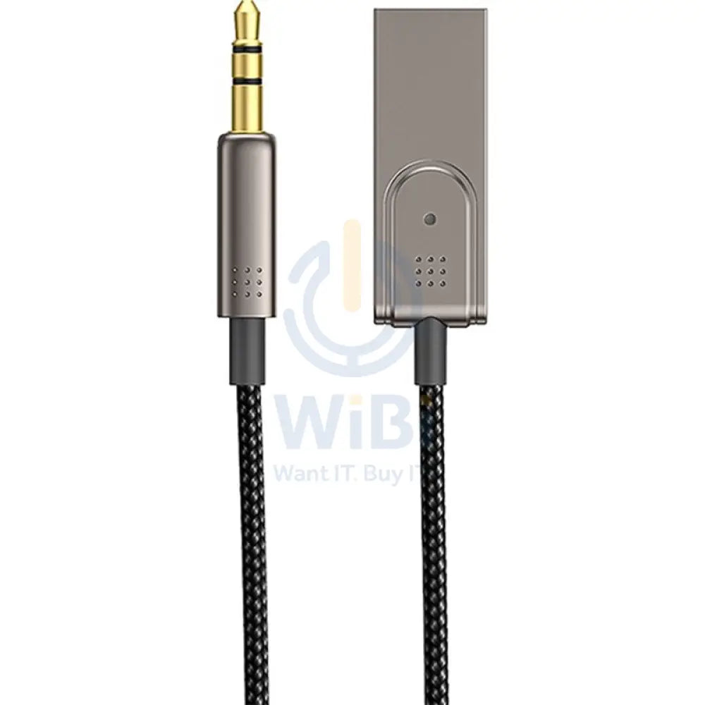 WiWU Yp04 للسيارة Yp04 لاسلكي الصوت كابل لمكبر صوت السيارة بلوتوث اتصال أسود اكسسوارات > كبلات محولات >
