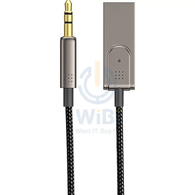 WiWU Yp04 Car Wireless Audio Cable For Car Speaker Bluetooth Connectivity - Black Accessories > Cables & Converters >