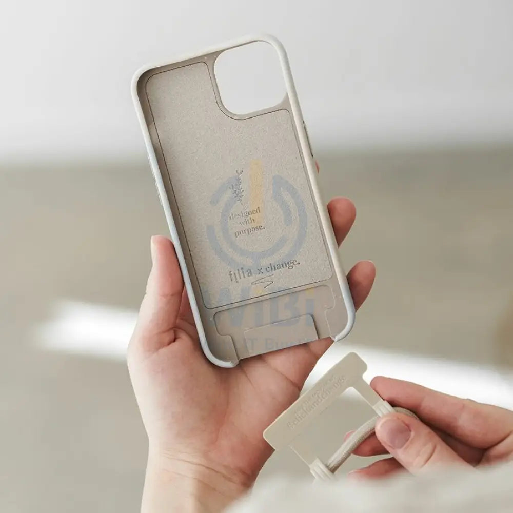 Woodcessories iPhone 14 Pro Max Change Case - Beige Blue Accessories > Mobiles & Tablets > Mobiles > Screen Protectors