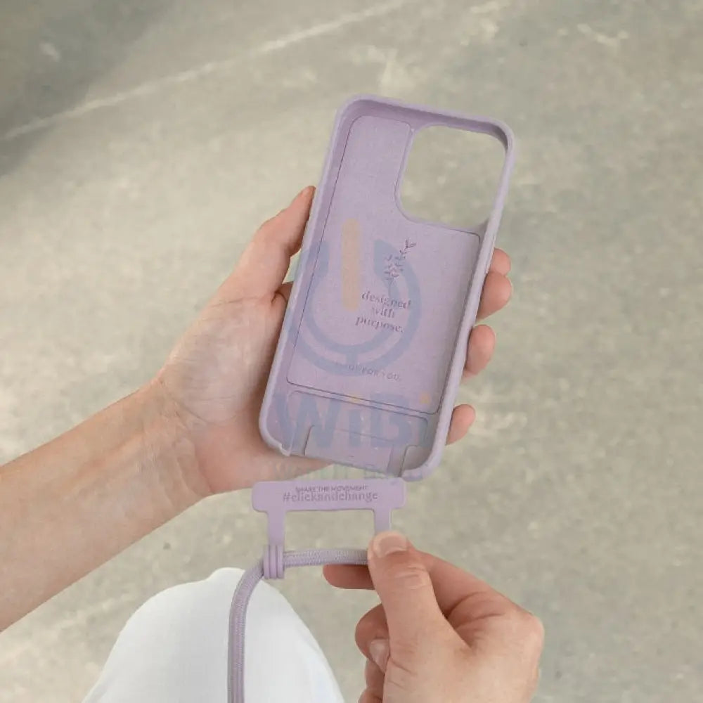 Woodcessories iPhone 14 Pro Max Change Case - Lilac Accessories > Mobiles & Tablets > Mobiles > Screen Protectors &