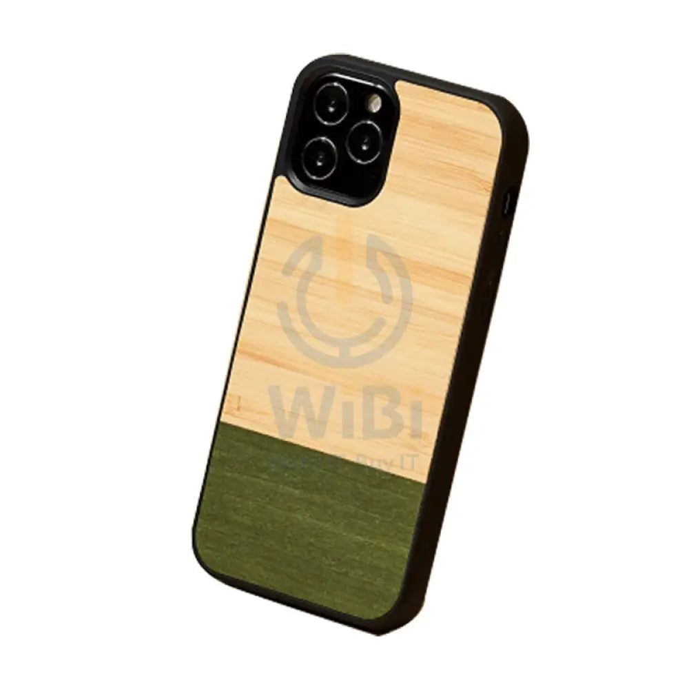 Wooden Case For iPhone 12 & 12 Pro - Bamboo Forest Accessories > Mobiles & Tablets > Offer Zone