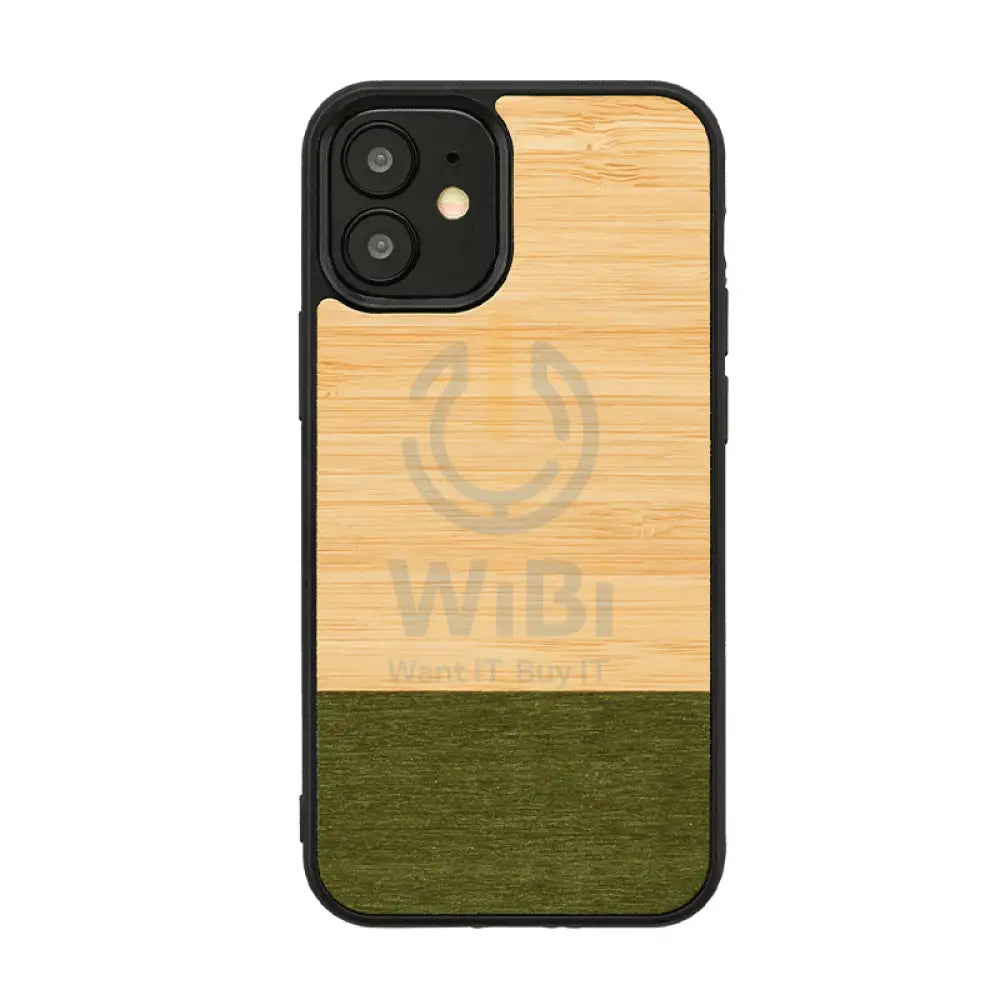 Wooden Case For iPhone 12 & 12 Pro - Bamboo Forest Accessories > Mobiles & Tablets > Offer Zone
