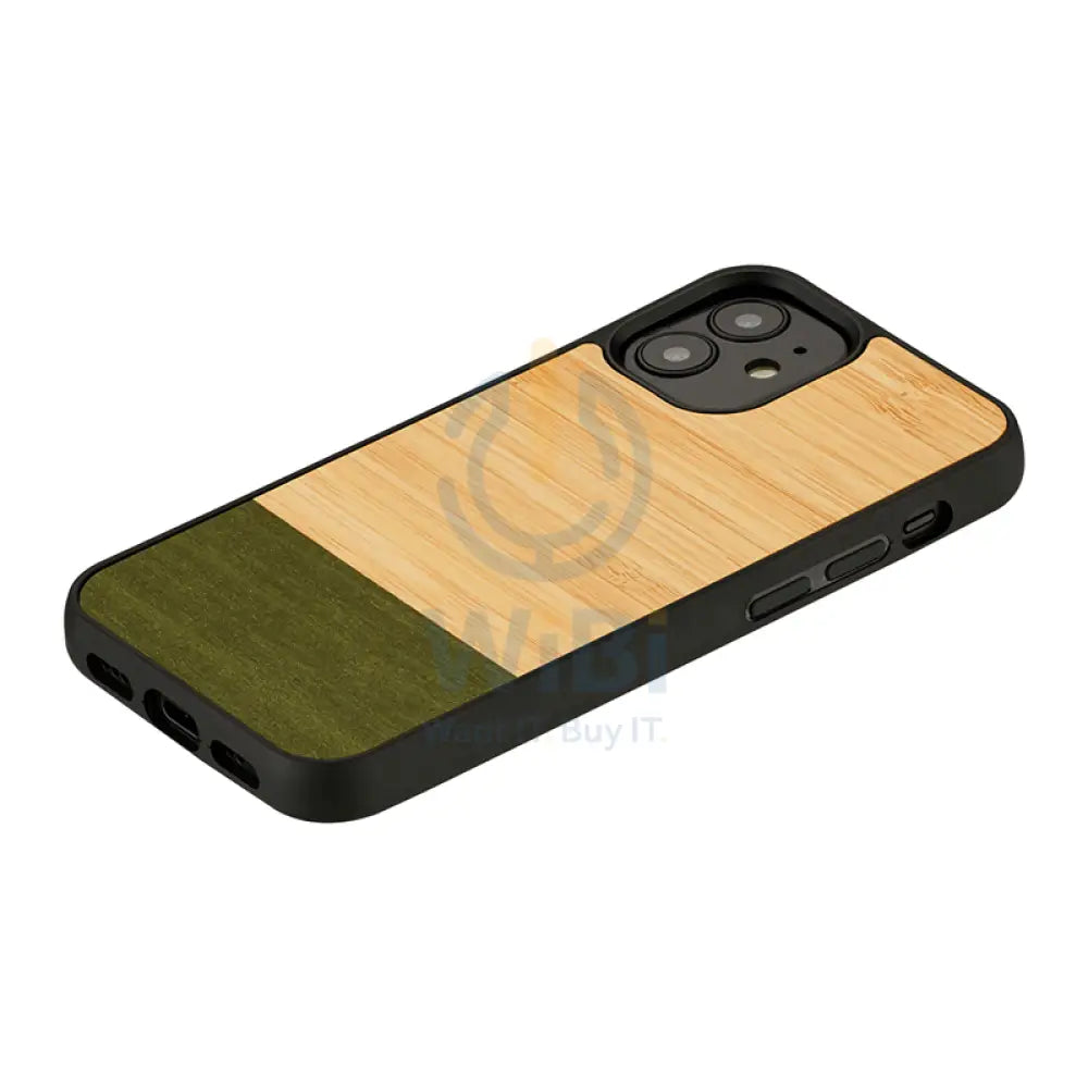 Wooden Case For iPhone 12 & 12 Pro - Bamboo Forest Accessories > Mobiles & Tablets > Offer Zone