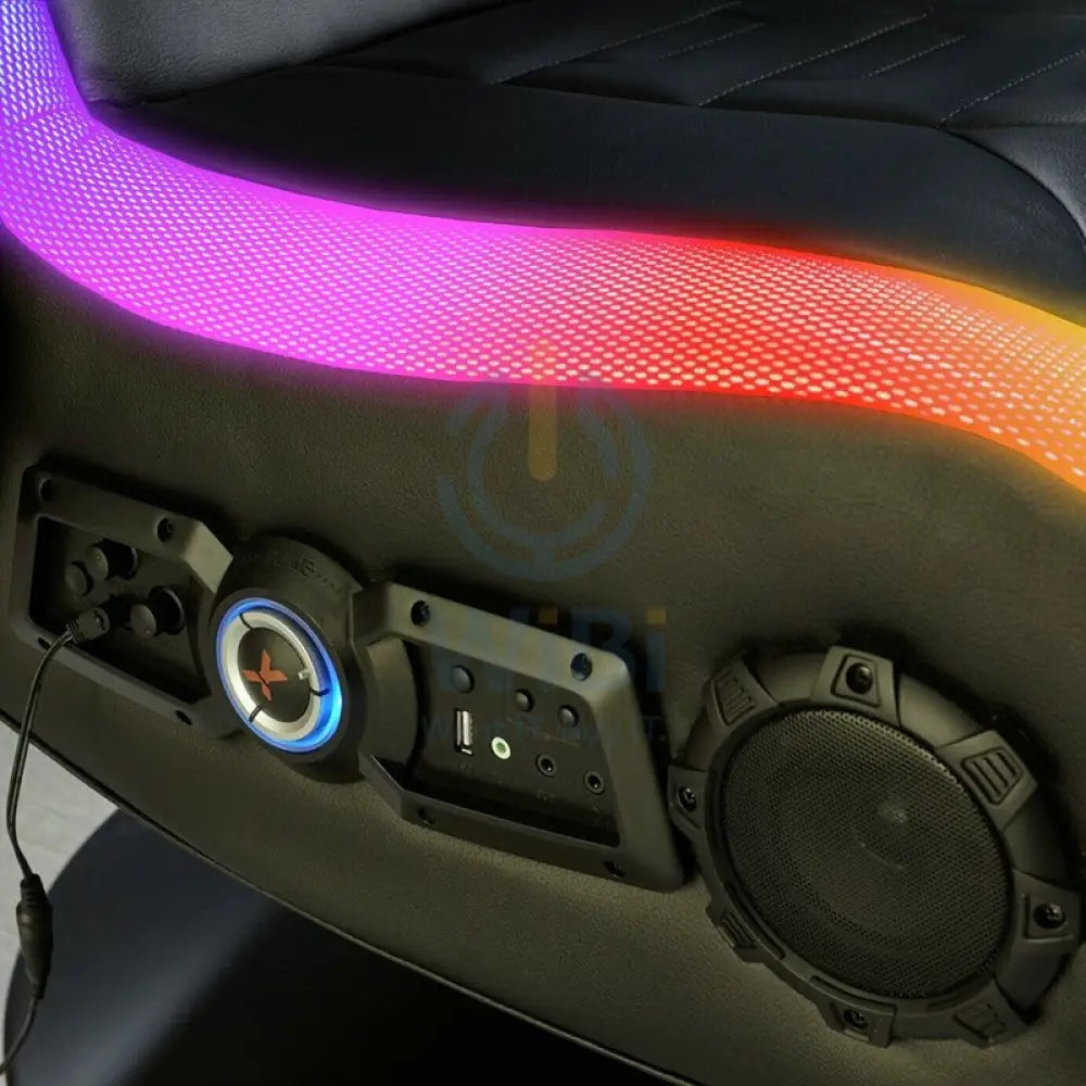 X-Rocker Monsoon RGB 4.1 Stereo Audio Gaming Chair with Vibrant LED Accessories > Chairs > Gaming Zone