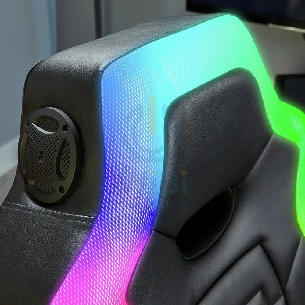 X-Rocker Monsoon RGB 4.1 Stereo Audio Gaming Chair with Vibrant LED Accessories > Chairs > Gaming Zone