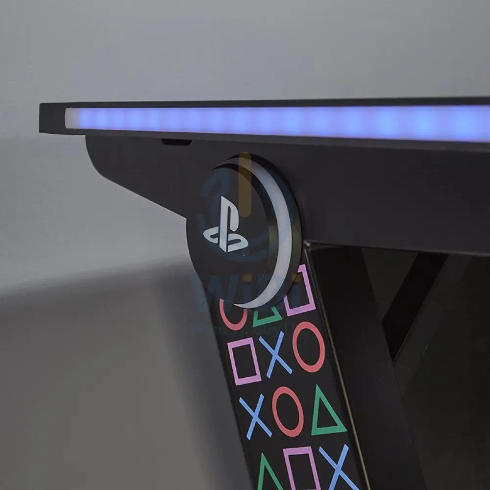 X-Rocker Sony PlayStation - Borealis PC Gaming Desk (2020) with LED’s Accessories > Other Accessories > Gaming Zone