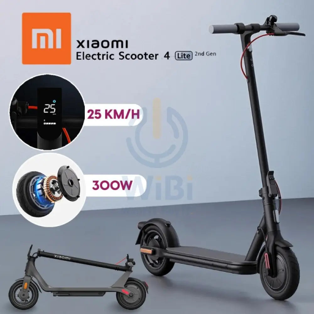 Xiaomi Electric Scooter 4 Lite (2nd Gen) - 25km/h / 300W Accessories > Smart Devices > Electric Scooter