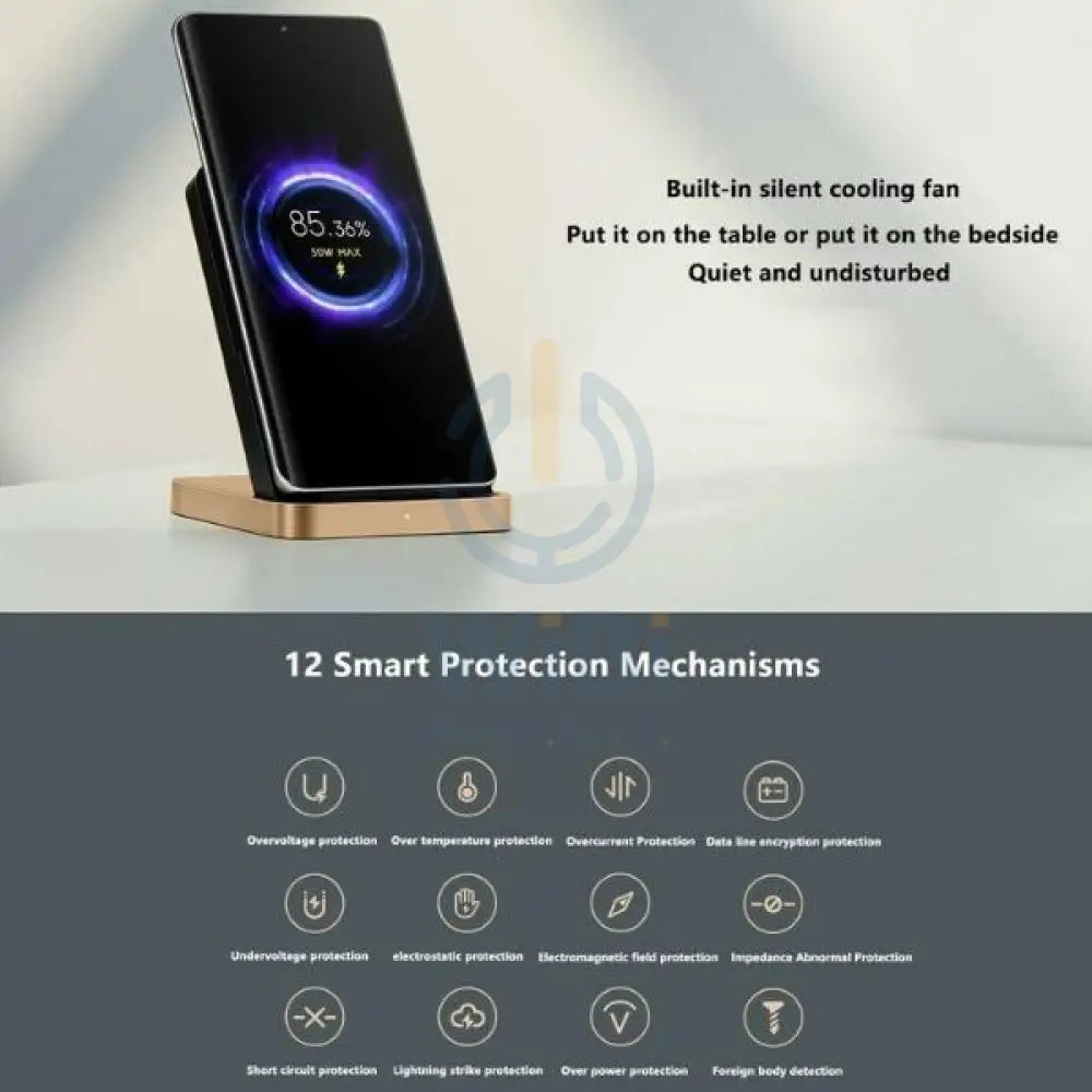 شاومي لاسلكي شحن حامل - 50 واط اكسسوارات > طاقة محولات