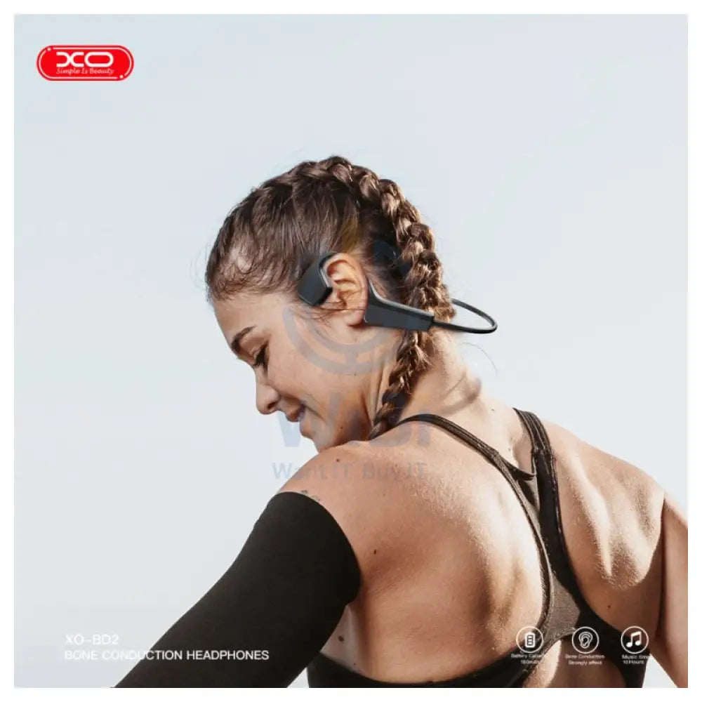 XO XO-BD2 Deep Light Bone Conduction Bluetooth Headset - Orange Accessories > Audio > Headphones